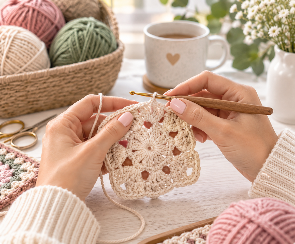Le plaisir du crochet fait main
