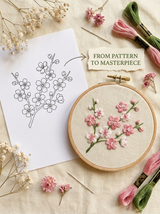 58 Floral Embroidery Patterns — Printable PDF Mega Bundle