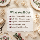 1000+ Embroidery Patterns — The Complete PDF Mega Bundle