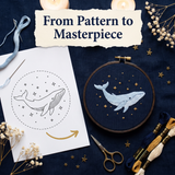 26 Celestial Embroidery Patterns — Printable PDF Bundle