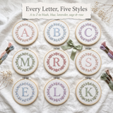 130 Monogram Embroidery Patterns — Floral Alphabet PDF Bundle