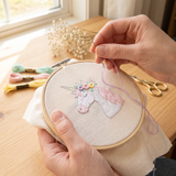 66 Kids Embroidery Patterns — Nursery PDF Bundle with DMC Charts