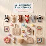 1000+ Crochet Patterns Bundle – Amigurumi Animals, Puppets, Dolls & Home Decor PDF, Step-by-Step Tutorials, Instant Download
